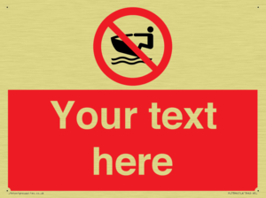 Custom No personal water craft